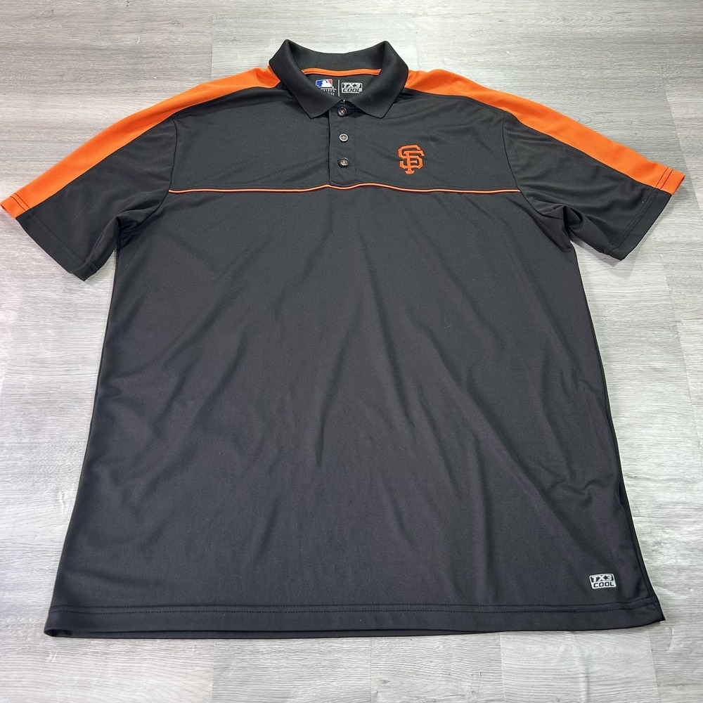 San Francisco Giants Shirt Mens XL Black MLB Baseball Genuine Merchandise Polo